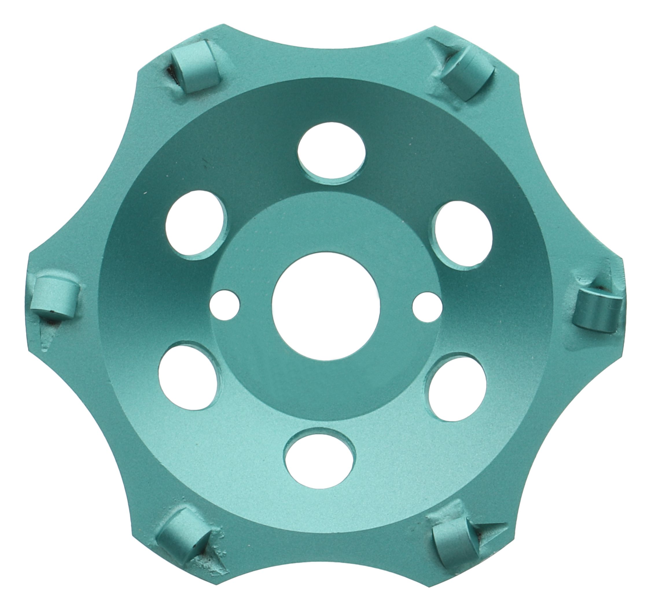 PKD Diamantschleiftopf 125mm - Topfschleifer Für Winkelschleifer Mit 6 Segmenten